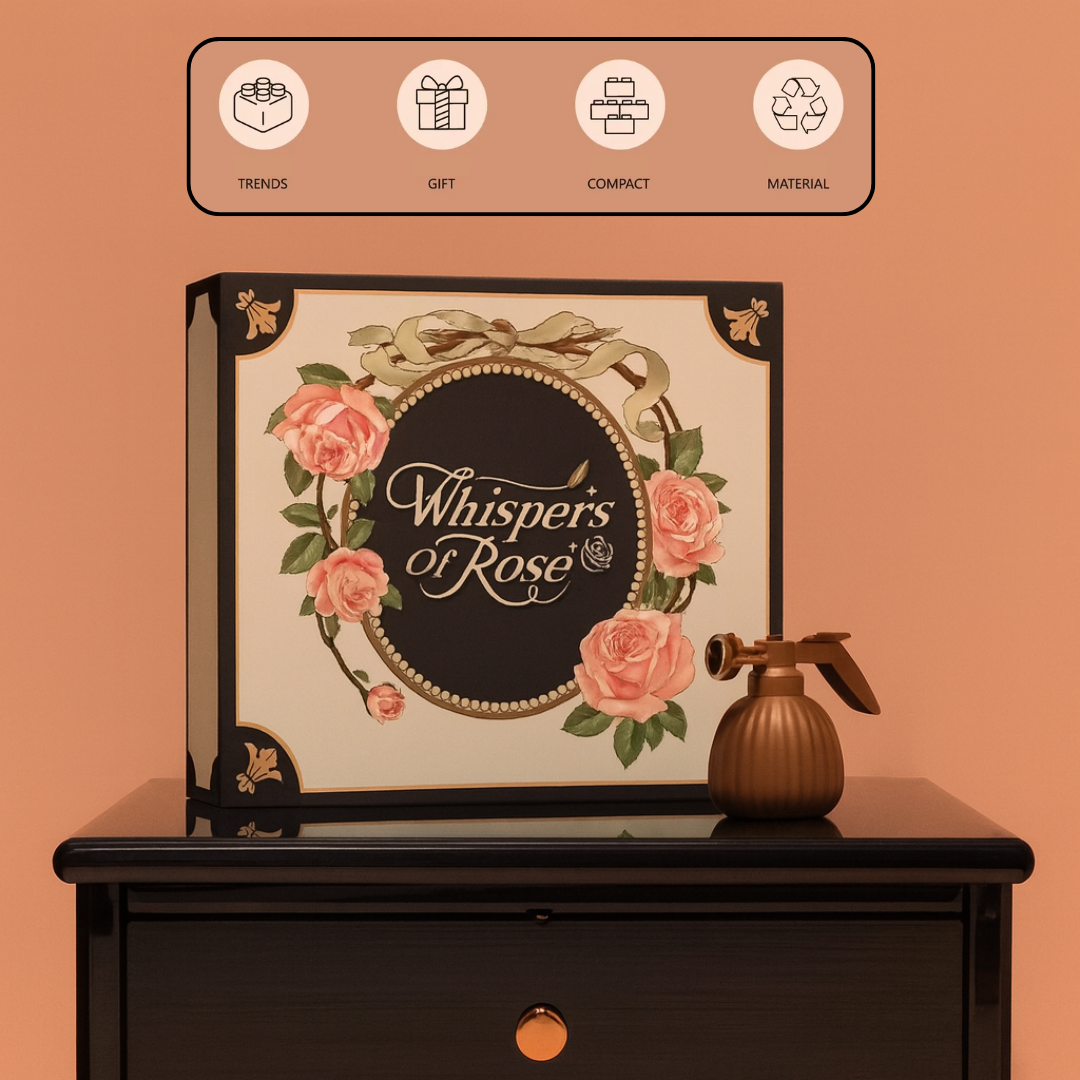 Blooming Rose Building Block Set